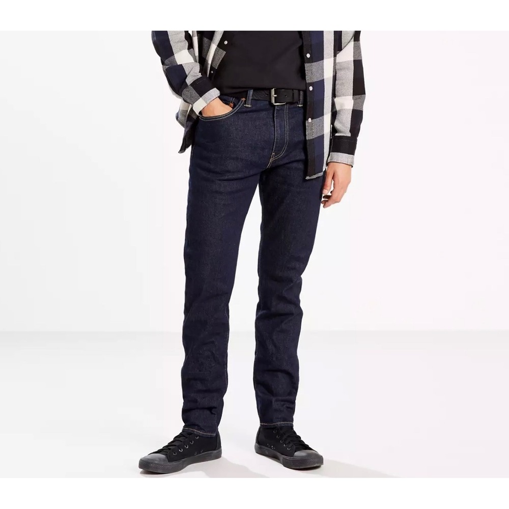 Levi's 512 Slim Taper Jeans Dark Wash 5-Pocket Stretch Denim Men's Size 31x30